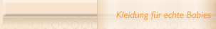 Kleidung für echte Babies